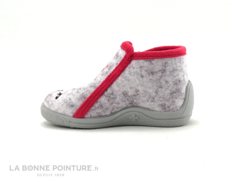 Bellamy VANOU Danseuse Gris - Pantoufle Fille Avec Zip 5 Bellamy VANOU Danseuse Gris - Pantoufle Fille Avec Zip – Image 3