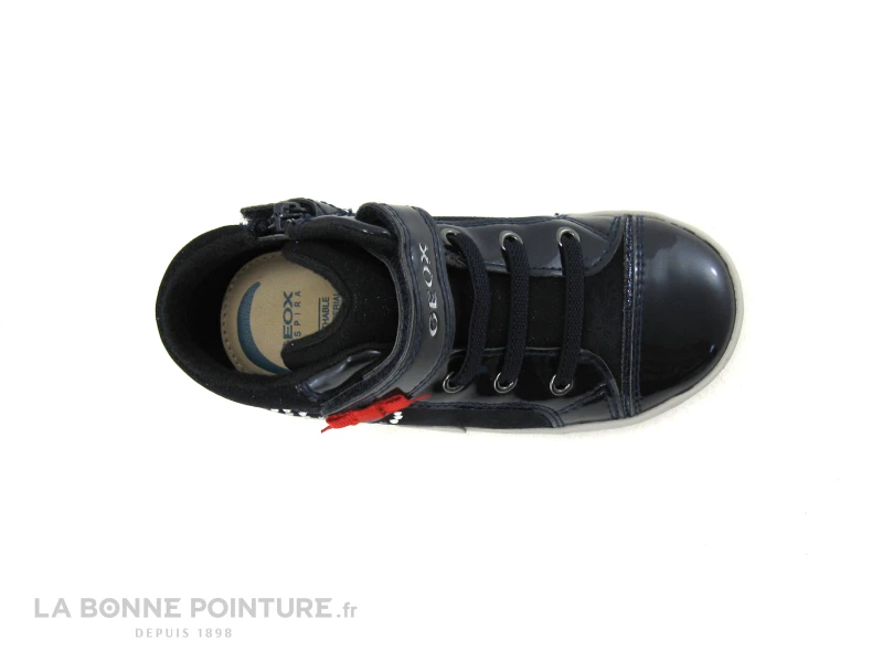Geox KILWI B04D5D Navy - Noeud Rouge - Basket Montante Fille 8 Geox KILWI B04D5D Navy - Noeud Rouge - Basket Montante Fille – Image 6