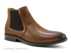 Redskins PAPYRUS Cognac - Boots Chelsea Homme Avec Zip