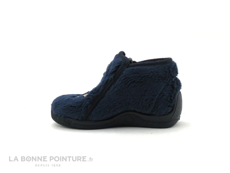 Bellamy MOUTON Marine - Chausson BEBE Avec Fermeture Eclair 5 Bellamy MOUTON Marine - Chausson BEBE Avec Fermeture Eclair – Image 3