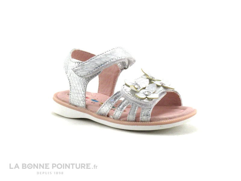 A12C4 VERME-T - Argent Reptile - Nu-pieds Fille 3 A12C4 VERME-T - Argent Reptile - Nu-pieds Fille