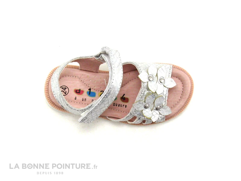 A12C4 VERME-T - Argent Reptile - Nu-pieds Fille 5 A12C4 VERME-T - Argent Reptile - Nu-pieds Fille – Image 3