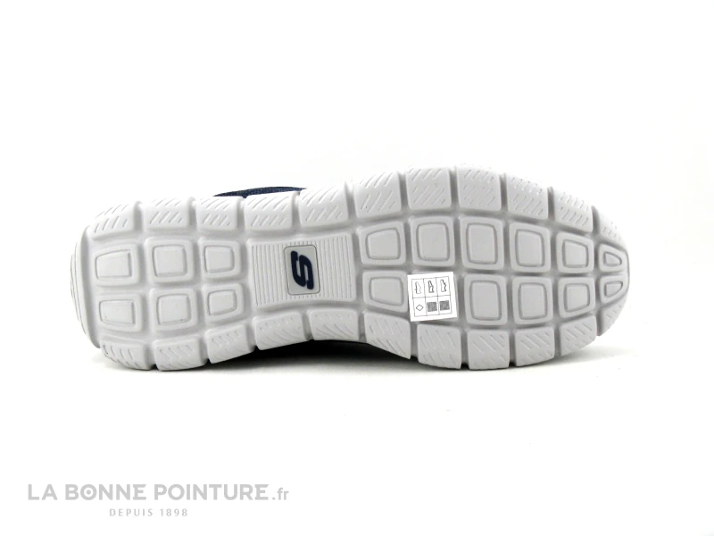 Skechers Track Front Runner Bleu Marine - Basket Sport Homme 9 Skechers Track Front Runner Bleu Marine - Basket Sport Homme – Image 7