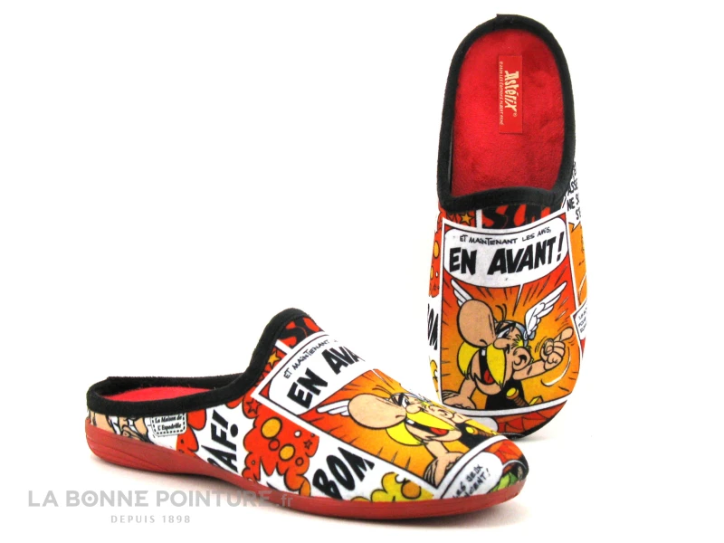 Maison Espadrille ASTERIX A10H - Rouge - Pantoufle Mule Homme 3 Maison Espadrille ASTERIX A10H - Rouge - Pantoufle Mule Homme