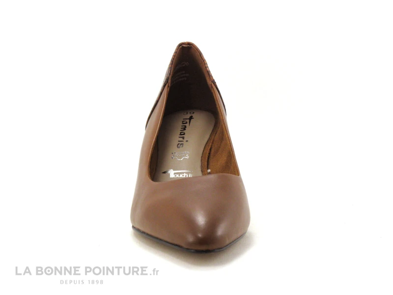 Tamaris 1-22404-25 Brandy Comb - Escarpin Marron Et Croco 4 Tamaris 1-22404-25 Brandy Comb - Escarpin Marron Et Croco – Image 2