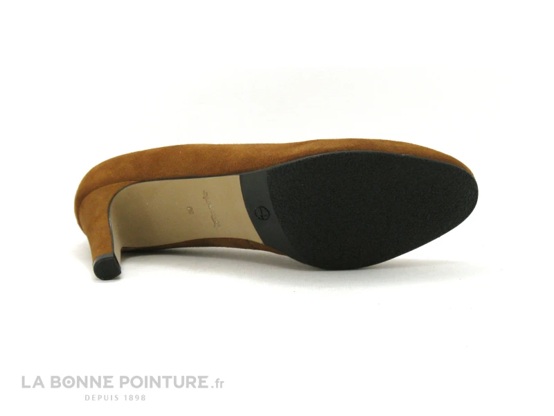 Tamaris 1-22414-25 Cognac - Escarpin Cuir Velours Marron 9 Tamaris 1-22414-25 Cognac - Escarpin Cuir Velours Marron – Image 7
