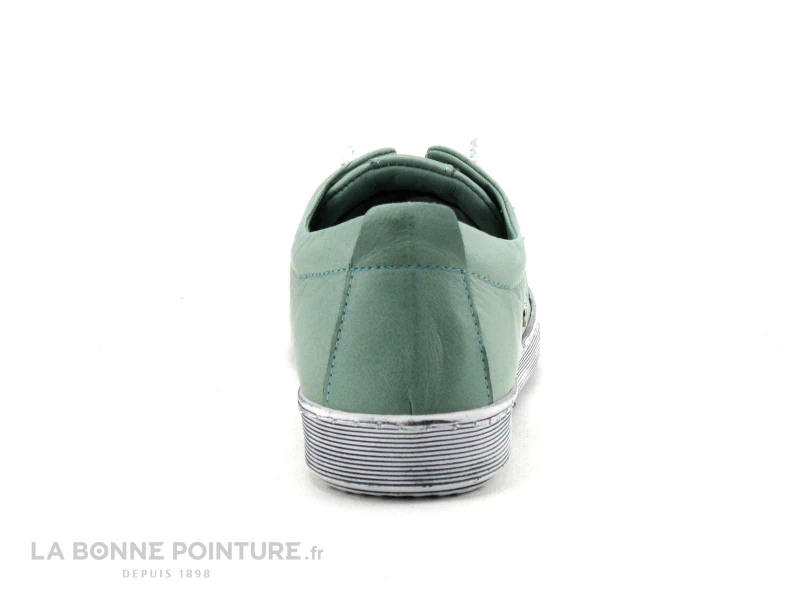 Andrea Conti 0347891-208 Peppermint - Basket Femme Cuir Vert 6 Andrea Conti 0347891-208 Peppermint - Basket Femme Cuir Vert – Image 4