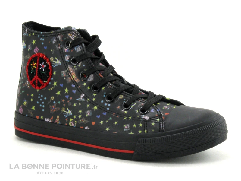 Dockers Gensheimer Art 36UR911-610 - Noir Imprime - Basket Montante 7 Dockers Gensheimer Art 36UR911-610 - Noir Imprime - Basket Montante – Image 5