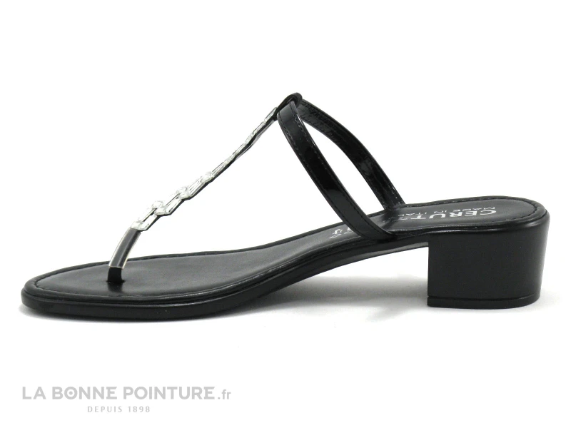 Cerutti 19262 Noir Entre-doigts Talon Carre 5 Cerutti 19262 Noir Entre-doigts Talon Carre – Image 3