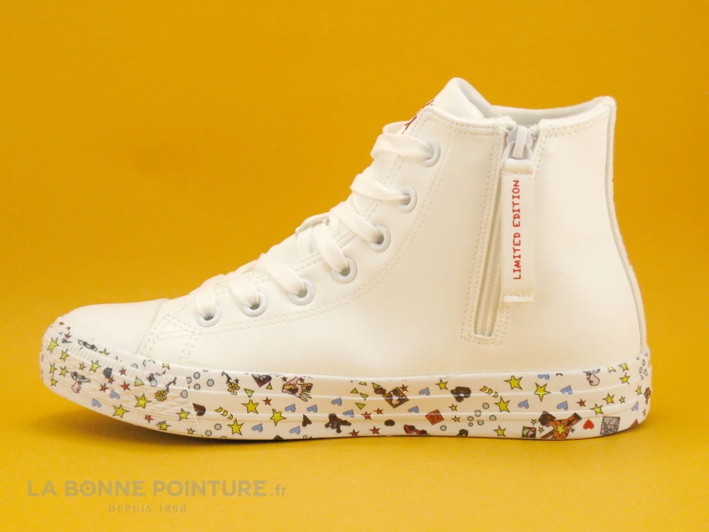 Dockers Gensheimer Peace And Love - 36UR911-610 - BLANC - Basket Montante 5 Dockers Gensheimer Peace And Love - 36UR911-610 - BLANC - Basket Montante – Image 3