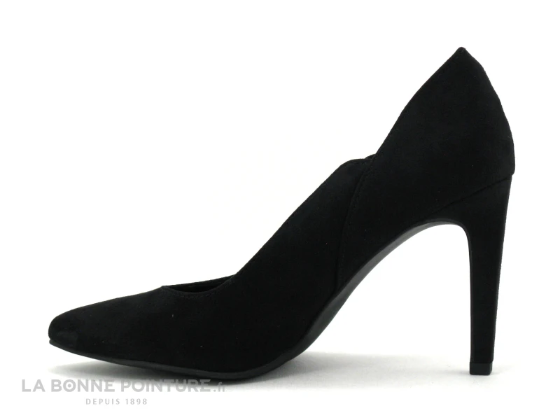 Marco Tozzi 2-22437-25 Black - Escarpin Pointu Noir - Talon Aiguille 5 Marco Tozzi 2-22437-25 Black - Escarpin Pointu Noir - Talon Aiguille – Image 3
