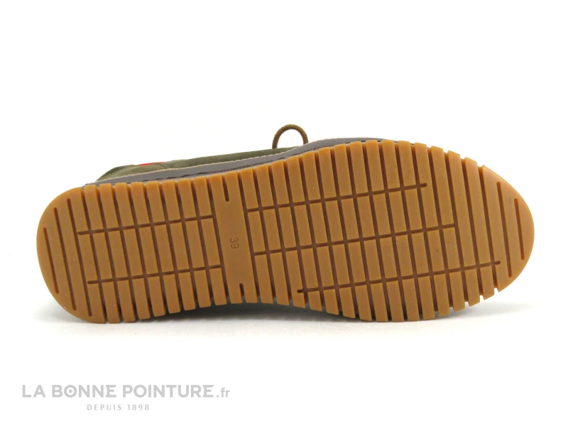 Karyoka VADIM Kaki Nubuck Multi - Chaussure Montante Femme Kaki 9 Karyoka VADIM Kaki Nubuck Multi - Chaussure Montante Femme Kaki – Image 7