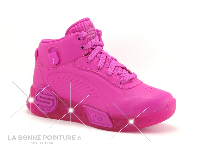 Skechers Lights Remix - 310100L - Sneakers Rose Fille A Leds 3 Skechers Lights Remix - 310100L - Sneakers Rose Fille A Leds