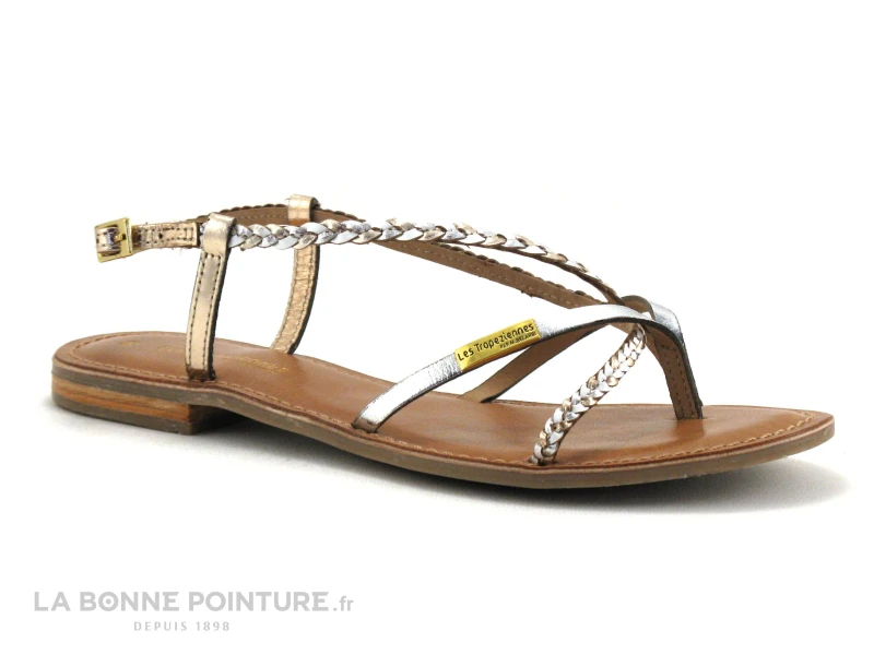 Tropeziennes MONATRES 19038 - Blanc Or - Nu-pieds 7 Tropeziennes MONATRES 19038 - Blanc Or - Nu-pieds – Image 5