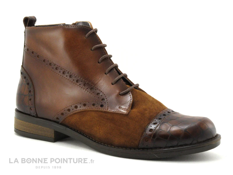 Folies NYX Cuero - Pointe Croco - Chaussure Montante Femme 3 Folies NYX Cuero - Pointe Croco - Chaussure Montante Femme