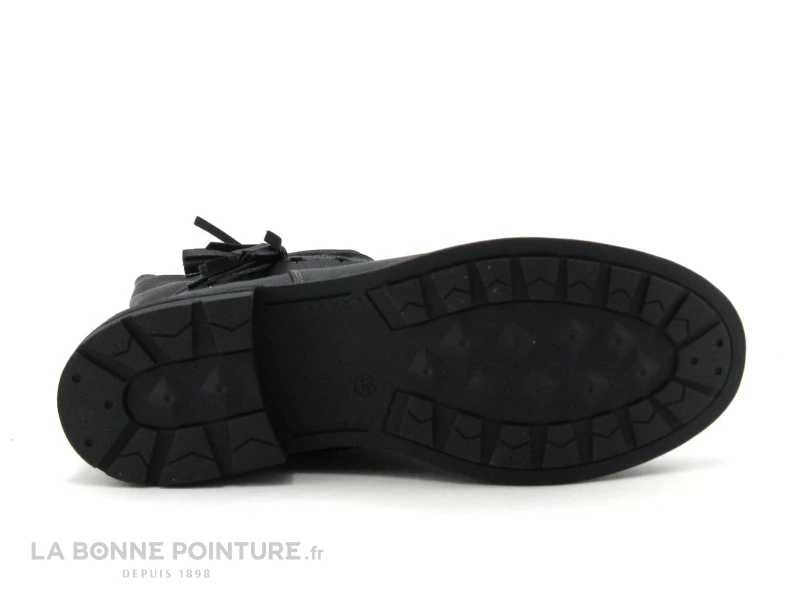 BM Footwear 2161002 Black - Botte Fille Noire - Etoile Paillettes 7 BM Footwear 2161002 Black - Botte Fille Noire - Etoile Paillettes – Image 5