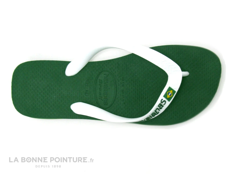 Havaianas BRASIL LOGO Vert Amazonia - Tong Homme 3 Havaianas BRASIL LOGO Vert Amazonia - Tong Homme – Image 2