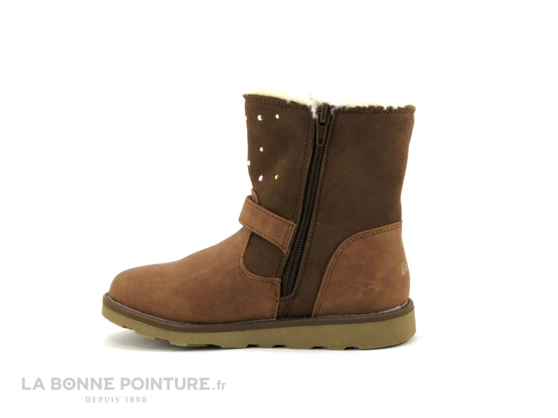 BM Footwear 2160203 Cognac - Botte Fille Marron Clair 4 BM Footwear 2160203 Cognac - Botte Fille Marron Clair – Image 2