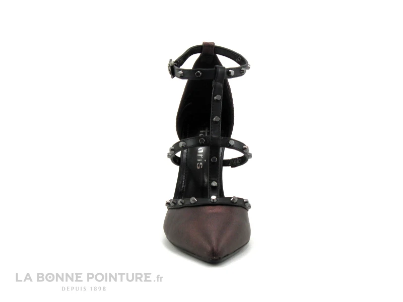Tamaris 1-24409-21 912 - Bordeaux Metal - Escarpin Talon Haut 4 Tamaris 1-24409-21 912 - Bordeaux Metal - Escarpin Talon Haut – Image 2
