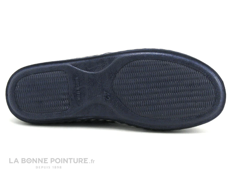 Ouf BARTO Marine Et Ecossais - Charentaise Homme 6 Ouf BARTO Marine Et Ecossais - Charentaise Homme – Image 4