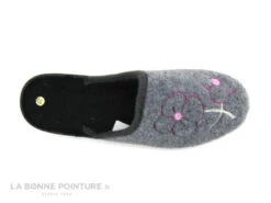 Lollans FJBG015 - Gris - 2 Fleurs Brodees Roses - Pantoufle Mule Femme -Magasin De Chaussures cd24607c73b9e66c561f35ea11d5d5ef img 5496.jpg 178328