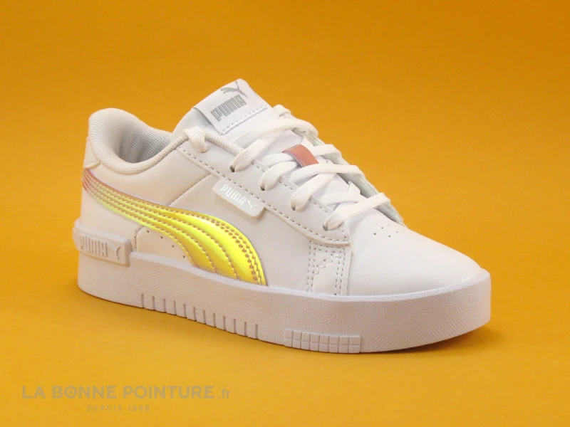 Puma JADA Holo PS Blanc - 383760Y01 - Sneakers Fille 7 Puma JADA Holo PS Blanc - 383760Y01 - Sneakers Fille – Image 5