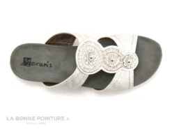 Morans MOUREZE 26148 Blanc Argent - 3 Fleurs - Mule Femme -Magasin De Chaussures cd24607c73b9e66c561f35ea11d5d5ef img 5719.jpg 135306
