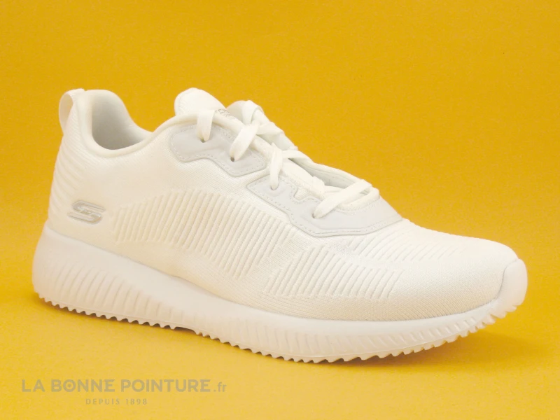 Skechers 32504 BOBS SQUAD Tough Talk - Basket Sport Femme Blanche 3 Skechers 32504 BOBS SQUAD Tough Talk - Basket Sport Femme Blanche