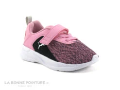 Puma COMET 2 ALT Pink Black - Basket Sport Fille Rose Et Noire