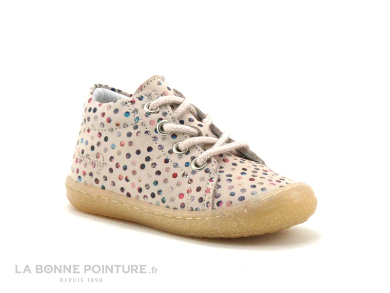 Bellamy Flexi Bel PALACE Bublle Rose - Chaussure Montante Lacet Fille 3 Bellamy Flexi Bel PALACE Bublle Rose - Chaussure Montante Lacet Fille