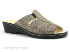 Pedi Girl DOMI Taupe Fumo - Mule Confortable Femme