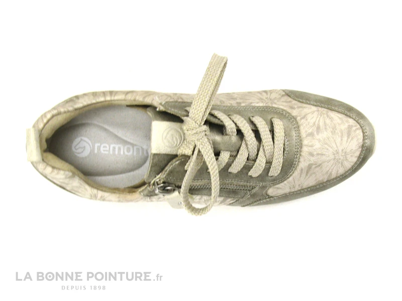 Remonte D2401-90 Perle Creme - Basket Femme Talon Compense 8 Remonte D2401-90 Perle Creme - Basket Femme Talon Compense – Image 6