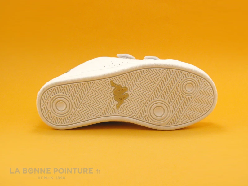 Kappa PALAVELA 30362U0 White Natural Beige - Basket Enfant 9 Kappa PALAVELA 30362U0 White Natural Beige - Basket Enfant – Image 7