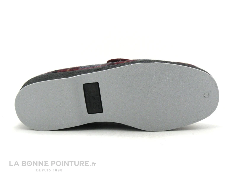 Airplum POLAINE Bordeaux Gris - Chausson Homme Fourre Laine 6 Airplum POLAINE Bordeaux Gris - Chausson Homme Fourre Laine – Image 4