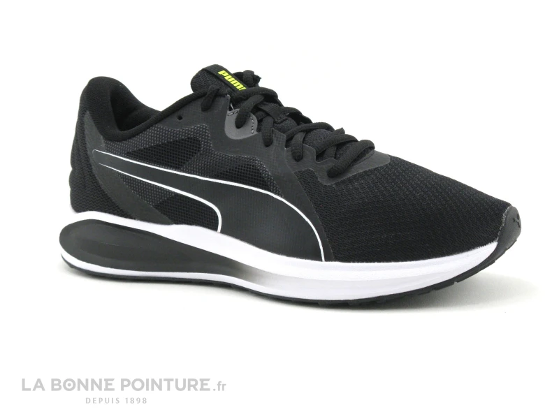 Puma JR Twitch Runner Blk Wht - 384537 - Basket Noire 7 Puma JR Twitch Runner Blk Wht - 384537 - Basket Noire – Image 5