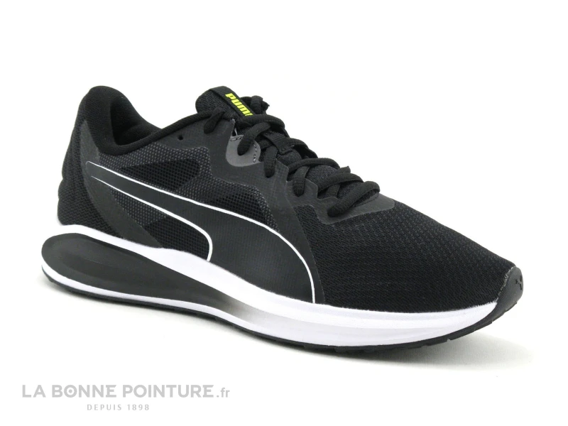 Puma JR Twitch Runner Blk Wht - 384537 - Basket Noire 3 Puma JR Twitch Runner Blk Wht - 384537 - Basket Noire