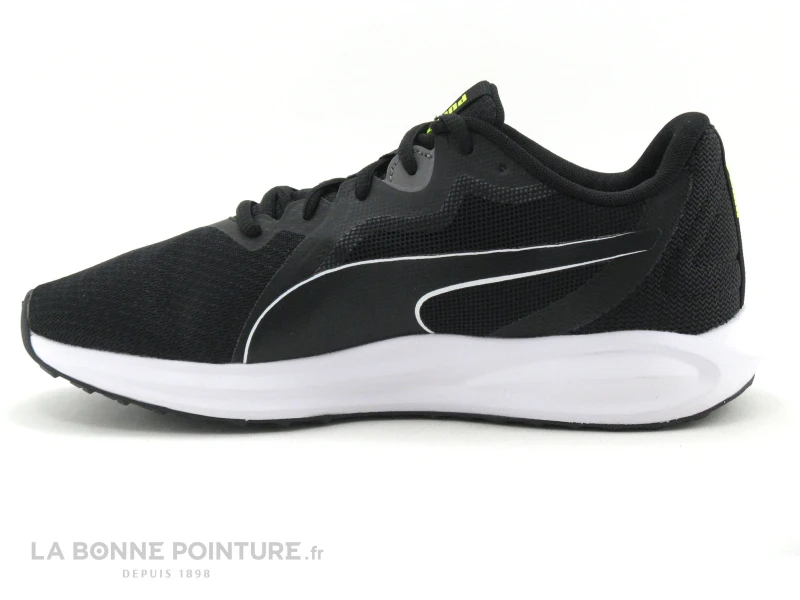 Puma JR Twitch Runner Blk Wht - 384537 - Basket Noire 5 Puma JR Twitch Runner Blk Wht - 384537 - Basket Noire – Image 3