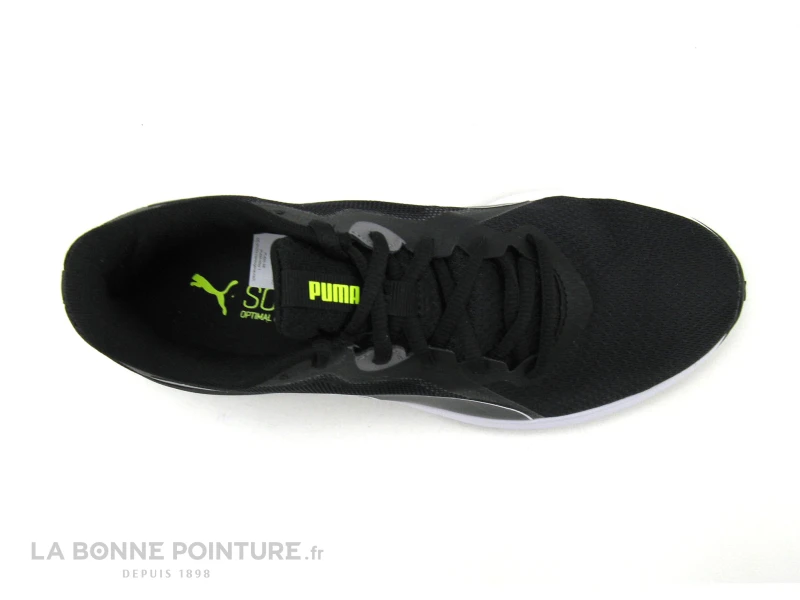 Puma JR Twitch Runner Blk Wht - 384537 - Basket Noire 8 Puma JR Twitch Runner Blk Wht - 384537 - Basket Noire – Image 6