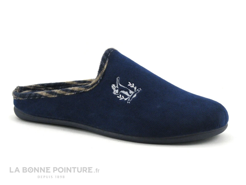 Ouf Initial BANG Marine - Pantoufle Souple Homme 3 Ouf Initial BANG Marine - Pantoufle Souple Homme