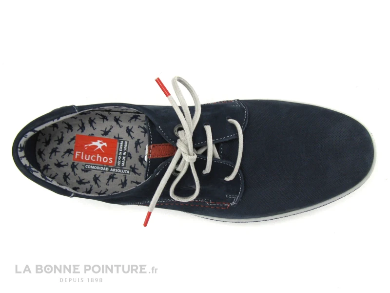 Fluchos 9706 Pegaso Oceano - Chaussure A Lacet Homme Bleu Marine 8 Fluchos 9706 Pegaso Oceano - Chaussure A Lacet Homme Bleu Marine – Image 6