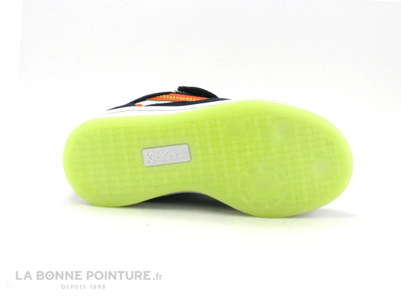 Kickers BISKUIT Marine Gris Orange - Basket Mode BEBE 9 Kickers BISKUIT Marine Gris Orange - Basket Mode BEBE – Image 7