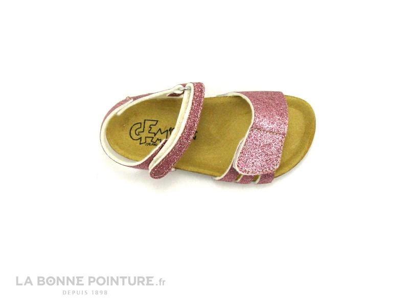 BioGem High Comfort - 47323TW Rose Paillettes - Sandale Fille 5 BioGem High Comfort - 47323TW Rose Paillettes - Sandale Fille – Image 3