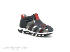 Ta Tribu VOLSA Marine Rouge - Sandale BEBE
