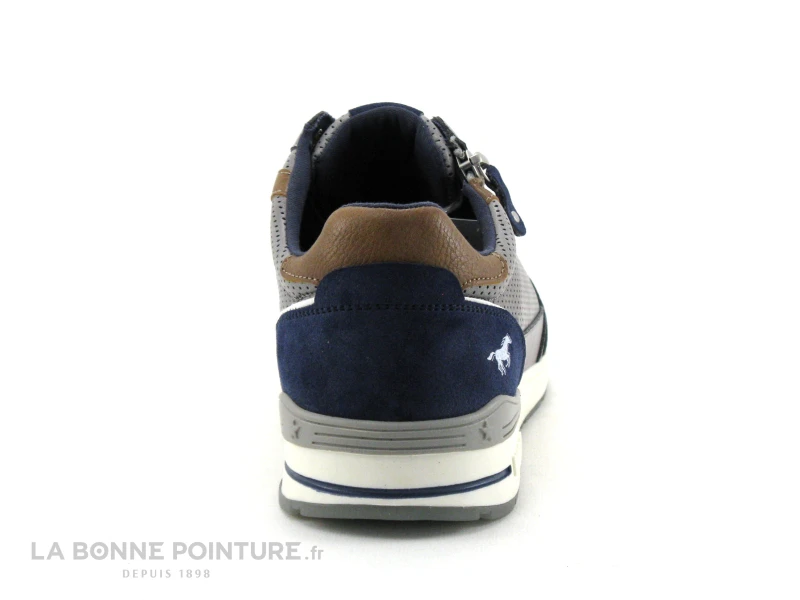 Mustang 4154-316-2 - Gris - Basket Basse Homme 6 Mustang 4154-316-2 - Gris - Basket Basse Homme – Image 4