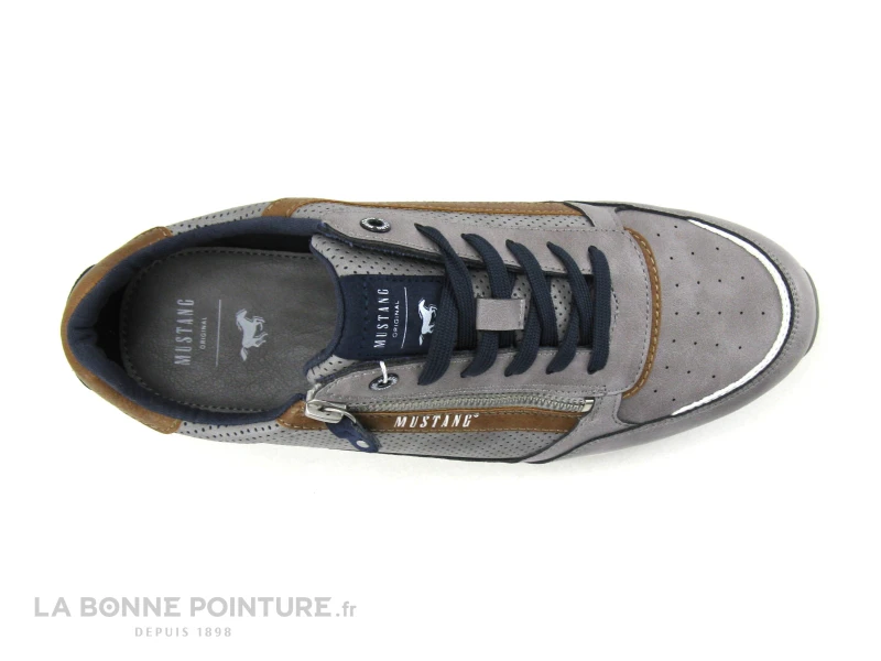 Mustang 4154-316-2 - Gris - Basket Basse Homme 8 Mustang 4154-316-2 - Gris - Basket Basse Homme – Image 6