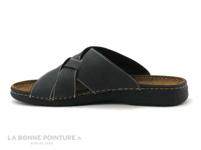 Morans PAZI Noir - Mule Homme - Premiere Cuir 4 Morans PAZI Noir - Mule Homme - Premiere Cuir – Image 2