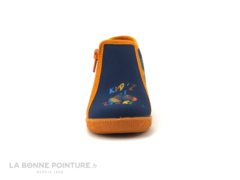 Bellamy PRAD Zebre Marine Orange - Chausson Montant BEBE 4 Bellamy PRAD Zebre Marine Orange - Chausson Montant BEBE – Image 2