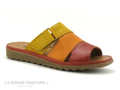 Morans FAFILE Brique Rouge - Orange - Jaune - Mule Reglable