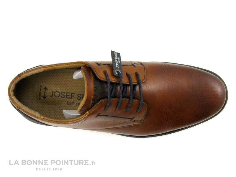 Josef Seibel - 42801 ALASTAIR 01 Cognac - Chaussure Derbi Homme Cuir Marron 8 Josef Seibel - 42801 ALASTAIR 01 Cognac - Chaussure Derbi Homme Cuir Marron – Image 6