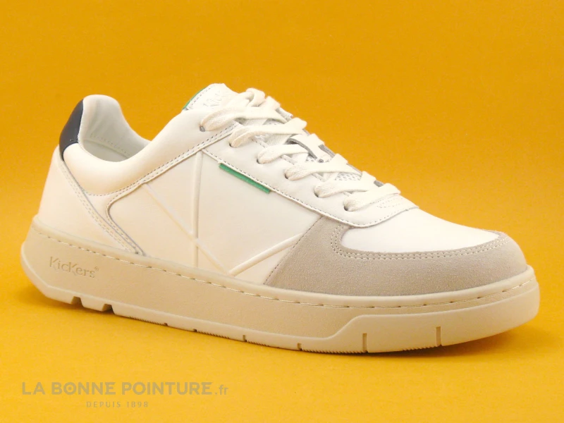 Kickers KICK ALLOW Blanc Marine - 894780-70-32 - Basket Homme 3 Kickers KICK ALLOW Blanc Marine - 894780-70-32 - Basket Homme